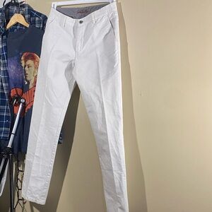 Valentino Rudy Men's White Chinos sz32 Italy inseam32 Club Golf Tennis